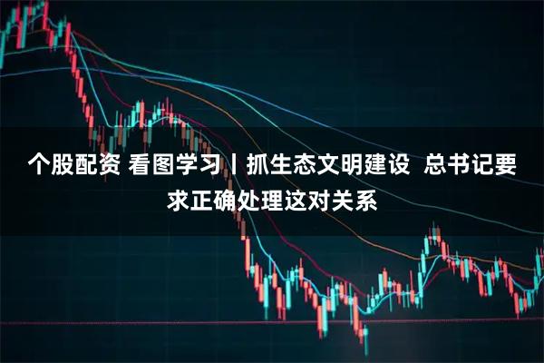 个股配资 看图学习丨抓生态文明建设  总书记要求正确处理这对关系