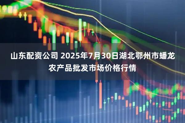 山东配资公司 2025年7月30日湖北鄂州市蟠龙农产品批发市场价格行情